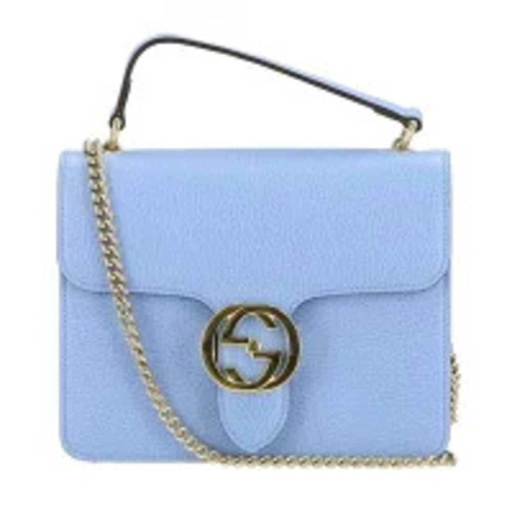 GUCCI Interlocking GG Chain Shoulder Bag AB